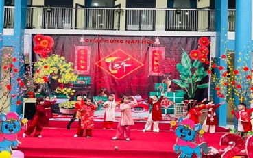 Trường Mầm non An Phú B rộn ràng Chương trình "Tết sum vầy – Trao yêu thương" xuân Bính Ngọ 2026- Ảnh 1.