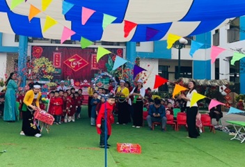 Trường Mầm non An Phú B rộn ràng Chương trình "Tết sum vầy – Trao yêu thương" xuân Bính Ngọ 2026- Ảnh 2.