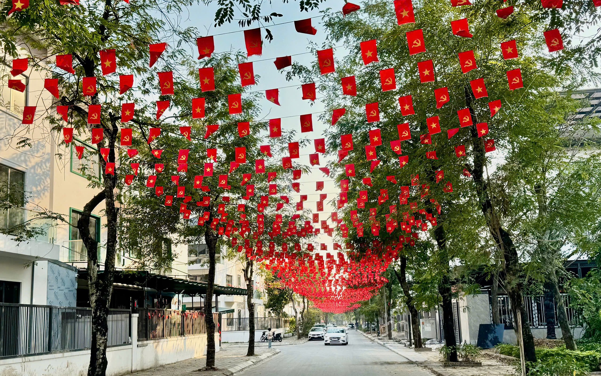 Ảnh tuyến đường trong khu đô thị Thanh Hà