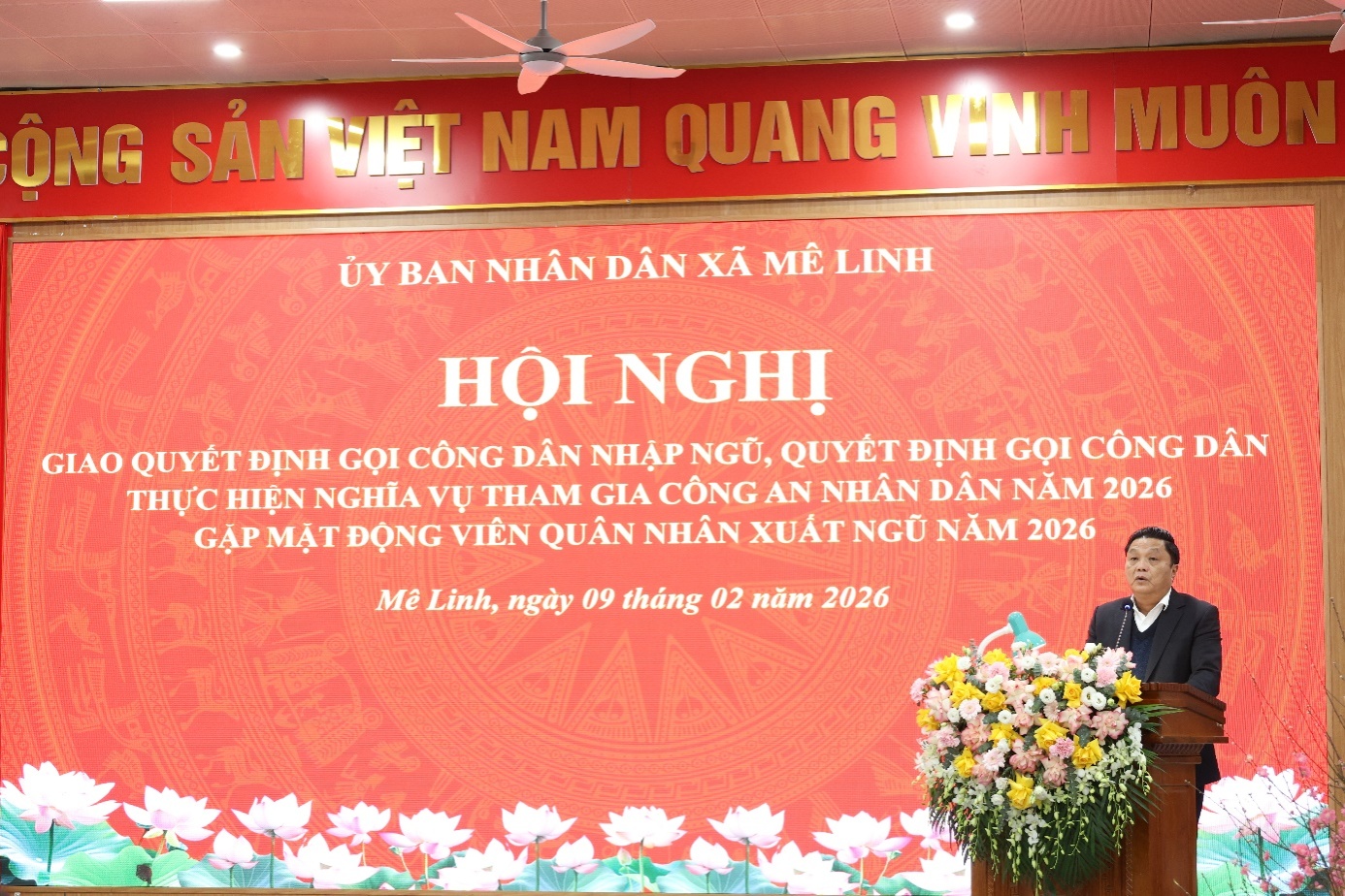 Xã Mê Linh gặp mặt, động viên 50 thanh niên ưu tú lên đường nhập ngũ- Ảnh 5.