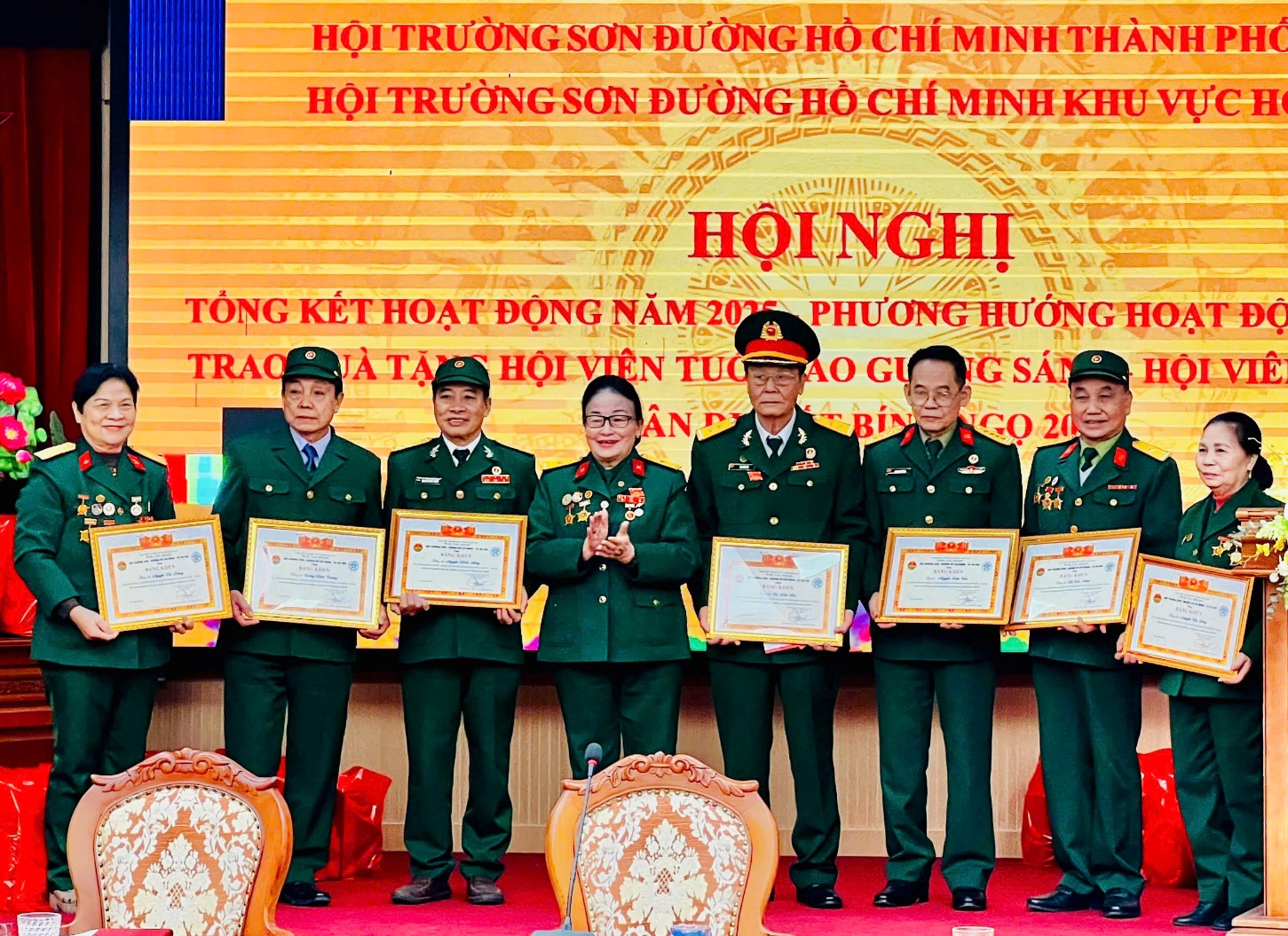 Hội Bộ đội Trường Sơn - đường Hồ Chí Minh khu vực Hoài Đức tổng kết năm 2025- Ảnh 3.