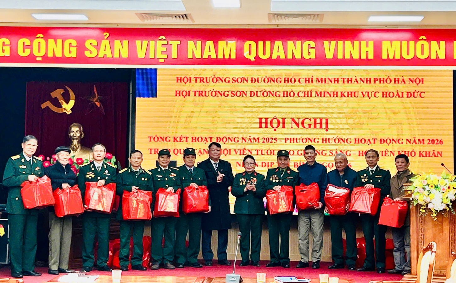 Hội Bộ đội Trường Sơn - đường Hồ Chí Minh khu vực Hoài Đức tổng kết năm 2025- Ảnh 4.
