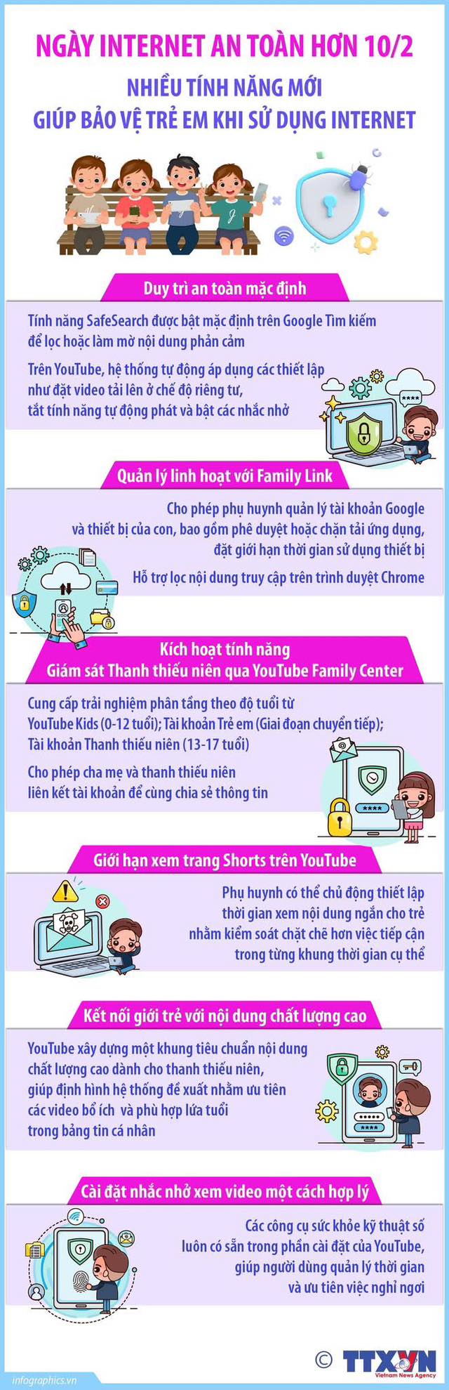NGÀY INTERNET AN TOÀN HƠN 10/2: NHIỀU TÍNH NĂNG MỚI GIÚP BẢO VỆ TRẺ EM KHI SỬ DỤNG INTERNET - Ảnh 1.