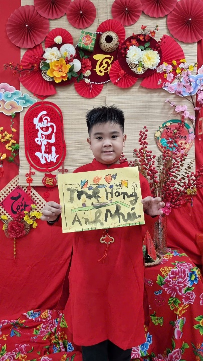 “Nét xuân yêu thương” – trải nghiệm làm “ông đồ tí hon”- Ảnh 6.