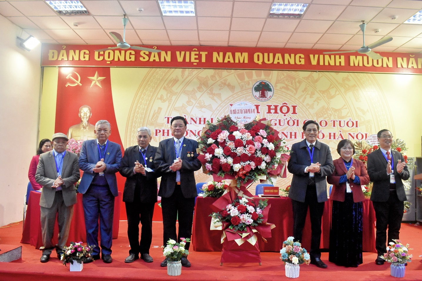 Đại hội thành lập Hội Người cao tuổi phường Đại Mỗ thành công tốt đẹp- Ảnh 1.