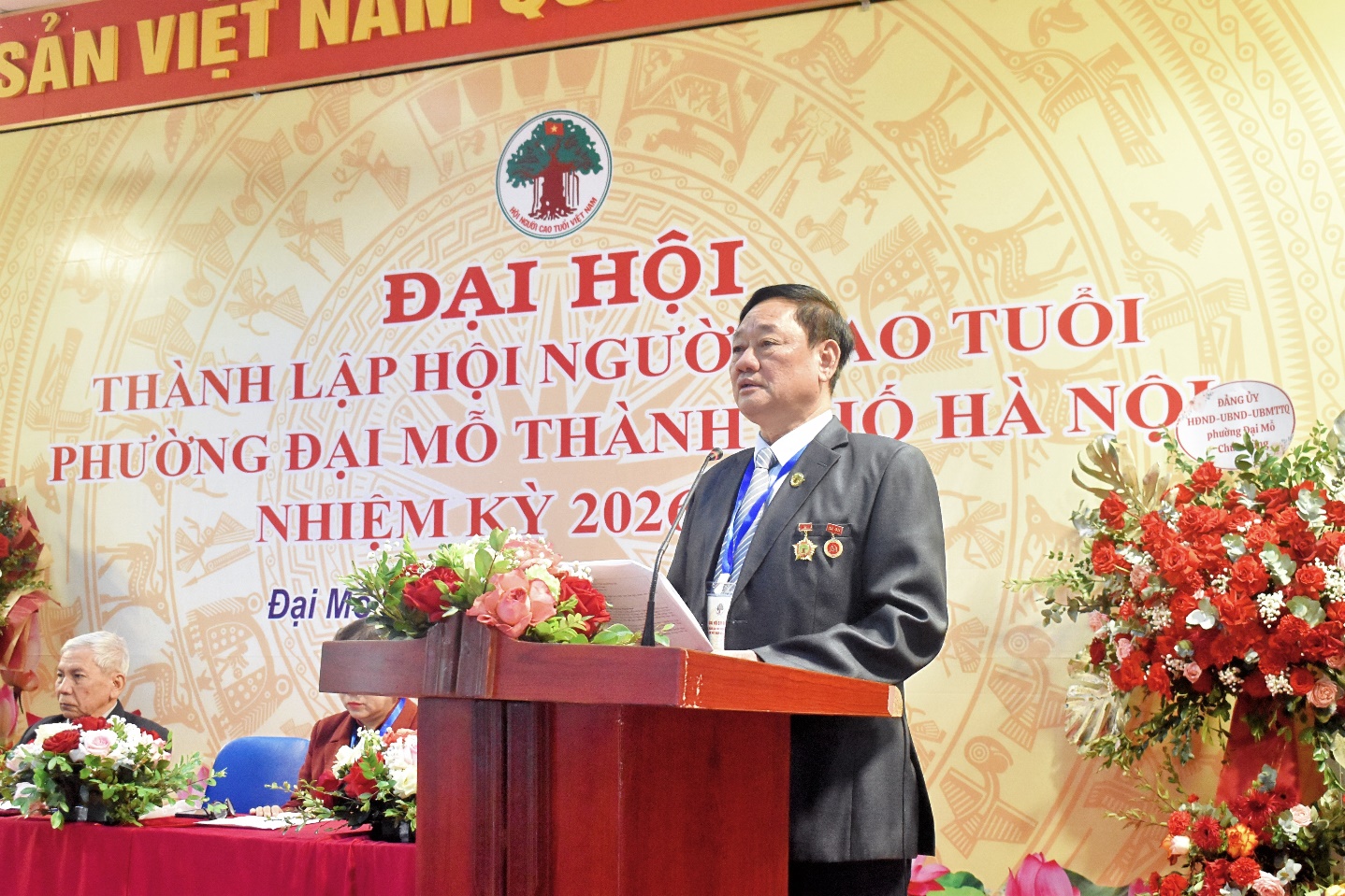 Đại hội thành lập Hội Người cao tuổi phường Đại Mỗ thành công tốt đẹp- Ảnh 2.