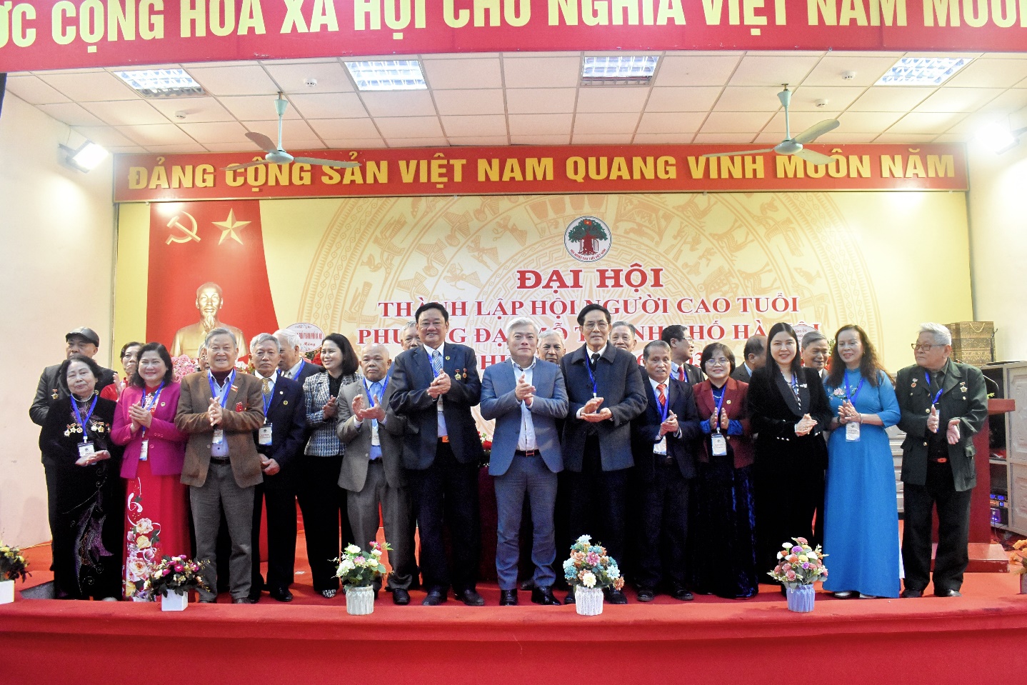 Đại hội thành lập Hội Người cao tuổi phường Đại Mỗ thành công tốt đẹp- Ảnh 5.