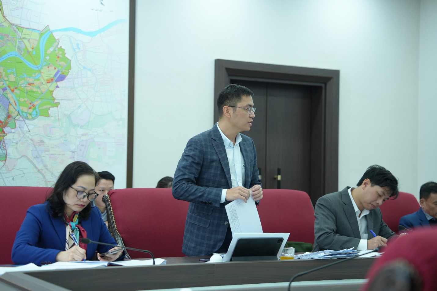 Hội nghị giao ban BCĐ, Ủy ban Bầu cử xã Gia Lâm đánh giá tiến độ công tác bầu cử- Ảnh 4.