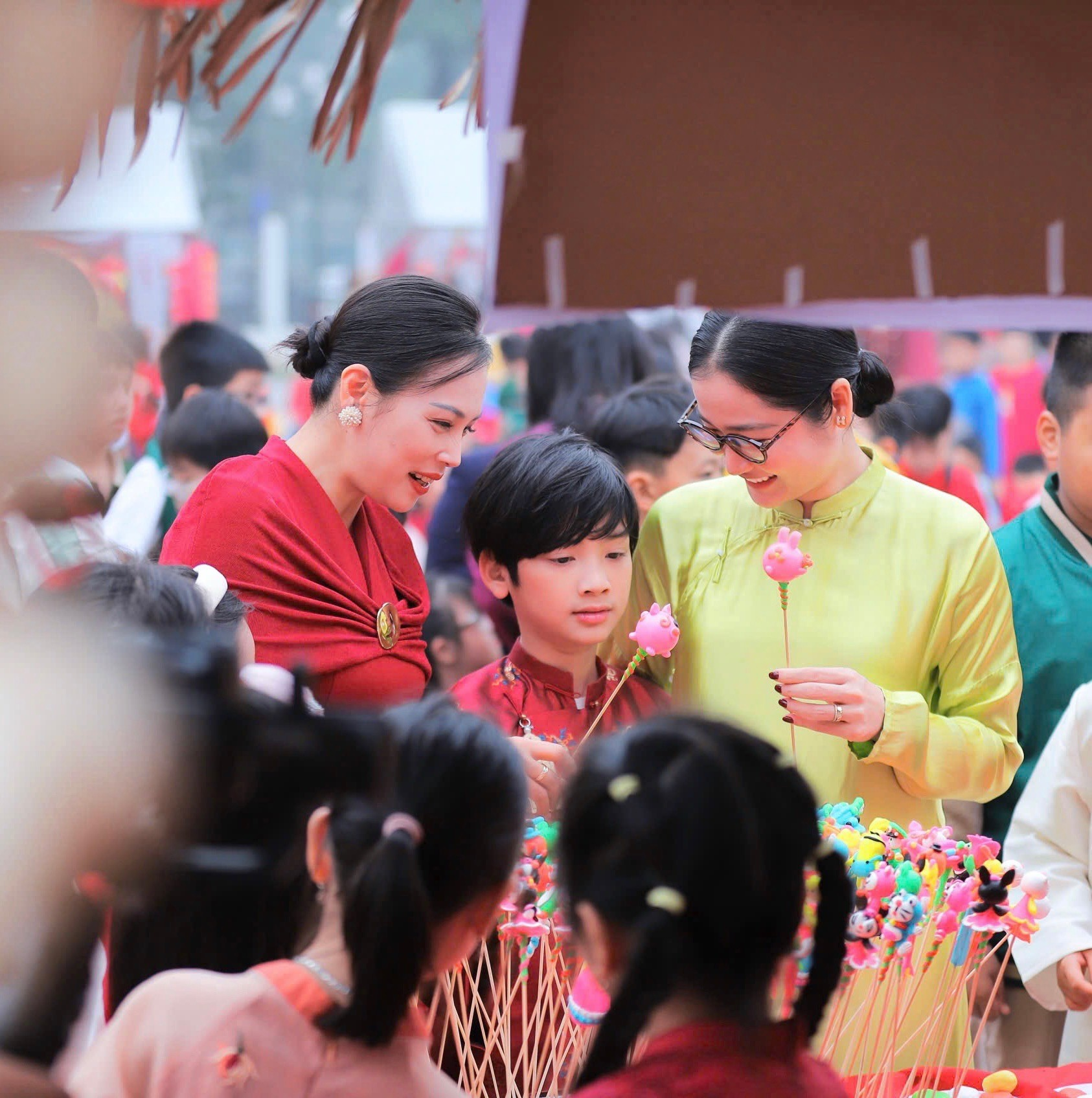 Hội chợ Xuân Bính Ngọ 2026 – Không gian trải nghiệm văn hóa giàu ý nghĩa cho học sinh tại trường Tiểu học Pháp Vân- Ảnh 4.