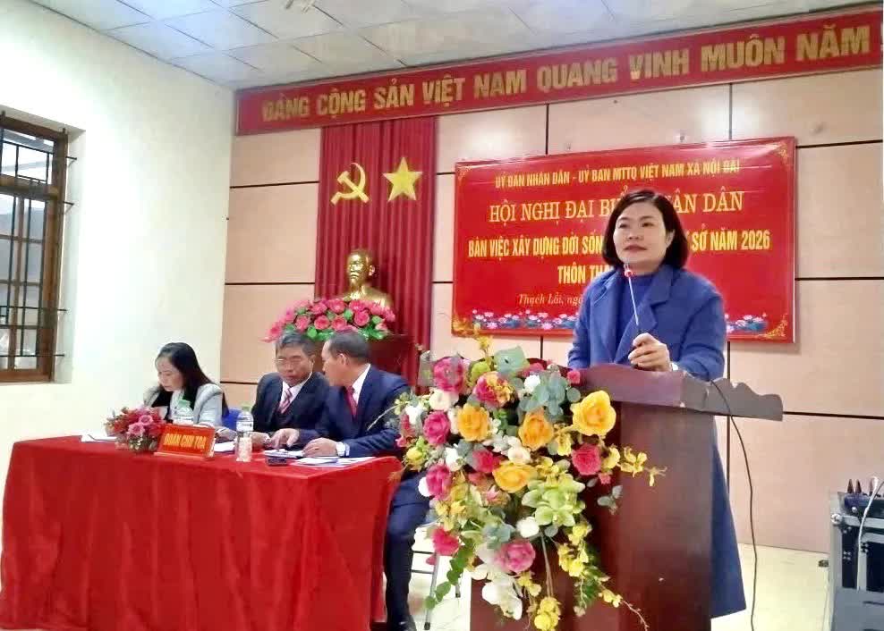 Xã Nội Bài tổ chức thành công Hội nghị Đại biểu Nhân dân tại 32/32 thôn, khu, tổ dân cư- Ảnh 2.