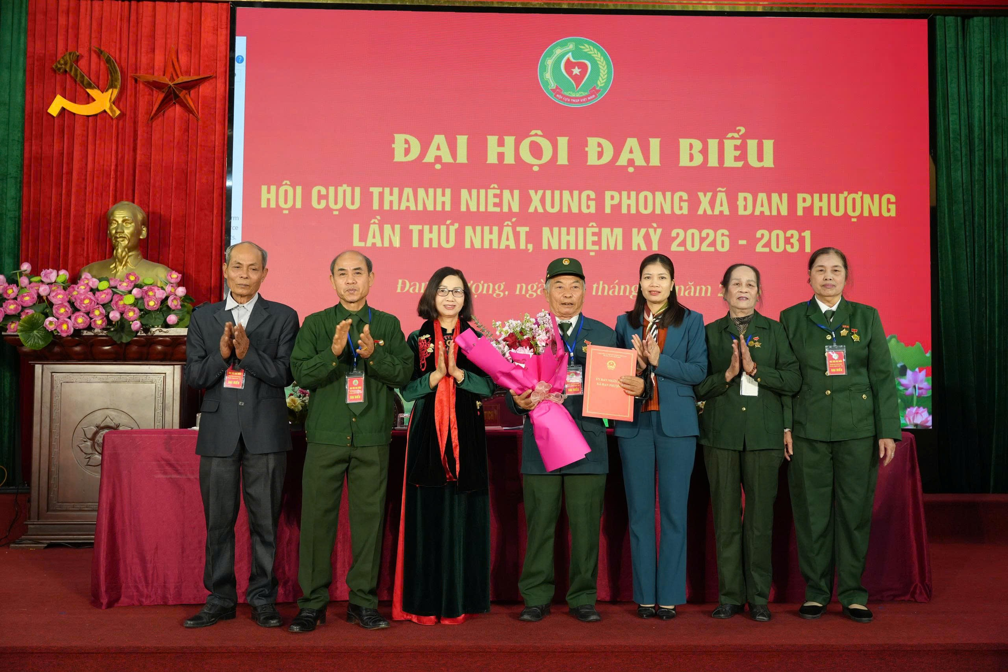 Đại hội đại biểu Hội Cựu thanh niên xung phong xã Đan Phượng nhiệm kỳ 2026-2031.- Ảnh 1.