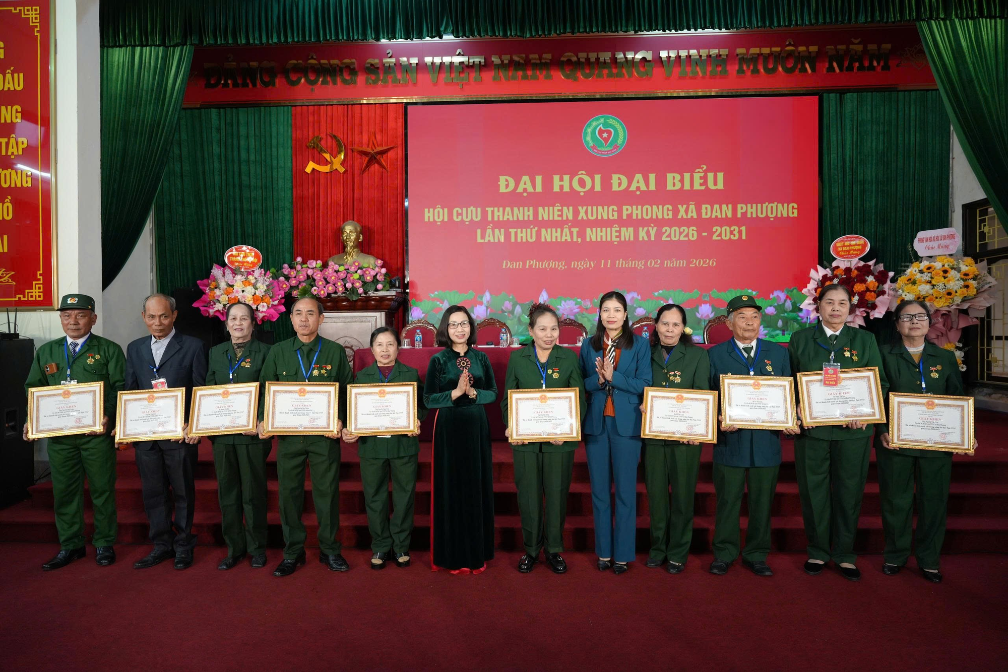 Đại hội đại biểu Hội Cựu thanh niên xung phong xã Đan Phượng nhiệm kỳ 2026-2031.- Ảnh 3.