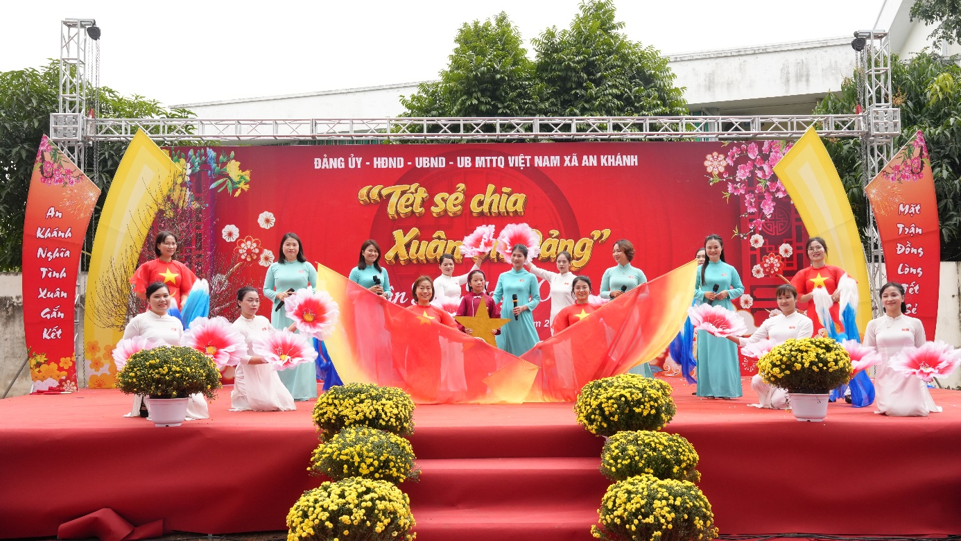 A group of women performing on a stage  AI-generated content may be incorrect.