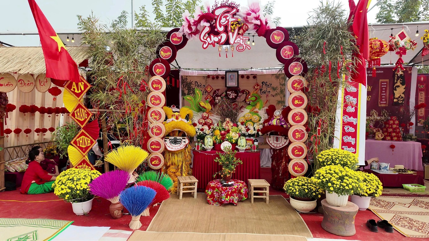 A display of flowers and plants  AI-generated content may be incorrect.