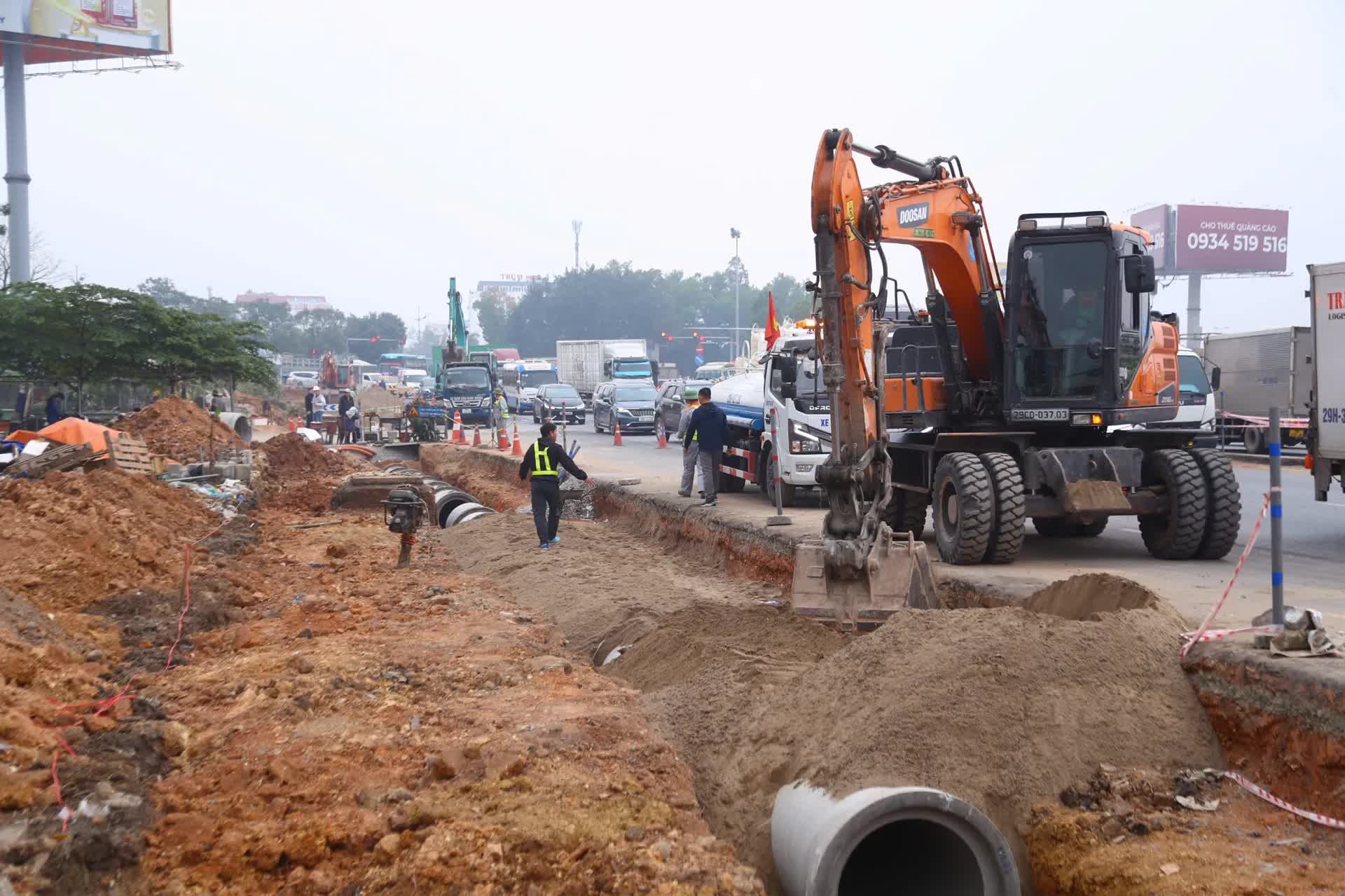 Khẩn trương mở rộng Quốc lộ 2 đoạn dẫn ra cao tốc Nội Bài – Lào Cai- Ảnh 3.