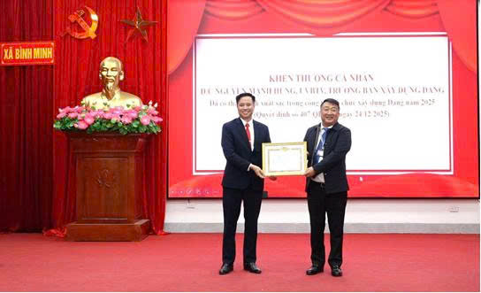 XÃ BÌNH MINH TĂNG CƯỜNG ĐỔI MỚI, NÂNG CAO CHẤT LƯỢNG CÔNG TÁC XÂY DỰNG ĐẢNG ĐÁP ỨNG YÊU CẦU NHIỆM VỤ TRONG TÌNH HÌNH MỚI- Ảnh 1.