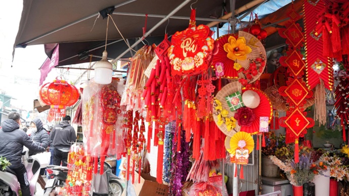 Độc đáo phiên chợ 26 Tết Giang Xá, Hoài Đức- Ảnh 2.