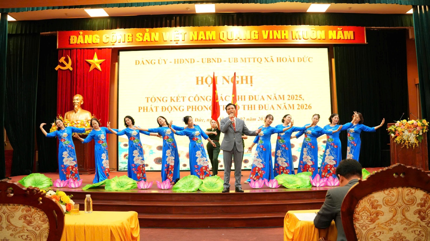 Hoài Đức tổng kết công tác thi đua năm 2025, phát động phong trào thi đua năm 2026- Ảnh 1.
