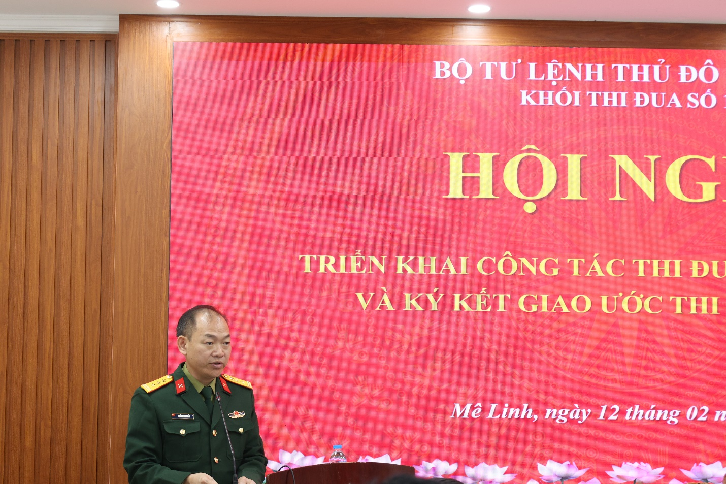 Khối thi đua số 12 Bộ Tư lệnh Thủ đô Hà Nội ký giao ước thi đua- Ảnh 2.