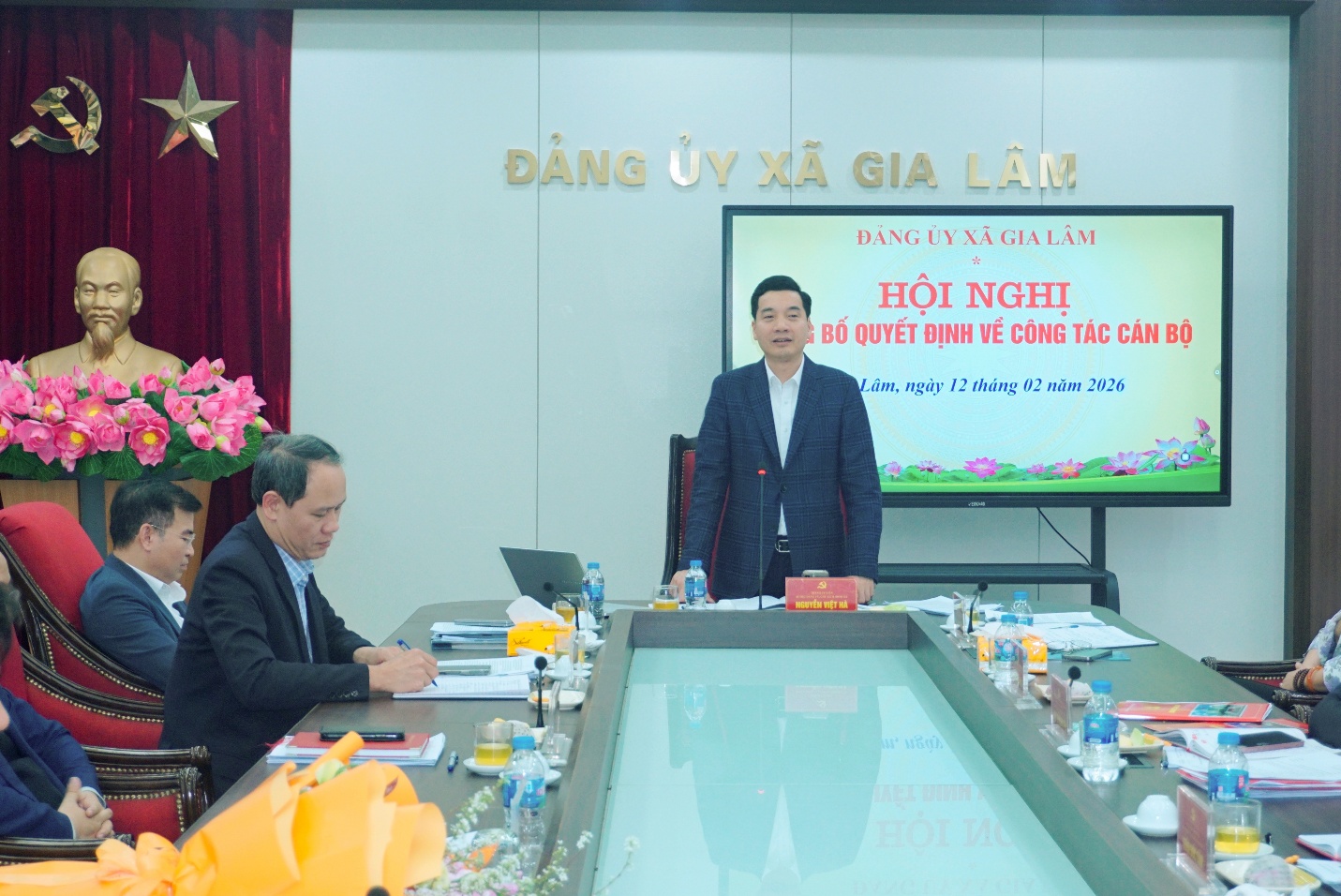 Đảng ủy xã Gia Lâm công bố quyết định về công tác cán bộ- Ảnh 3.