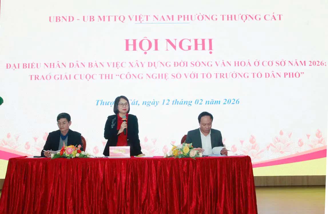 Phường Thượng Cát bàn giải pháp “đúng, trúng, sát” xây dựng đời sống văn hóa ở cơ sở- Ảnh 1.