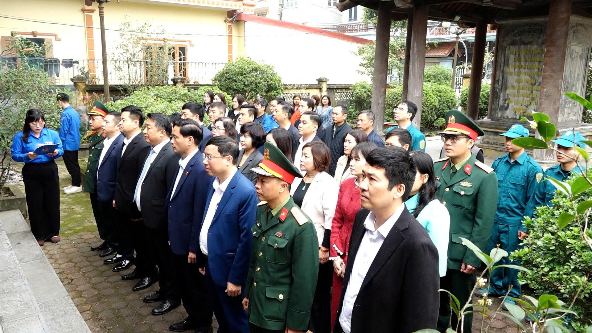 Đảng ủy – HĐND – UBND - Ủy ban MTTQ xã Bình Minh tổ chức Lễ dâng hương tưởng niệm các Anh hùng Liệt sĩ nhân dịp tết cổ truyền của dân tộc