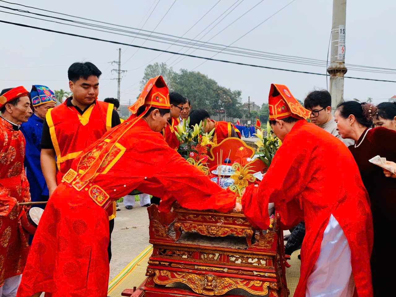 Nét đẹp nghi lễ rước nước tại Chùa Đậu- Ảnh 19.