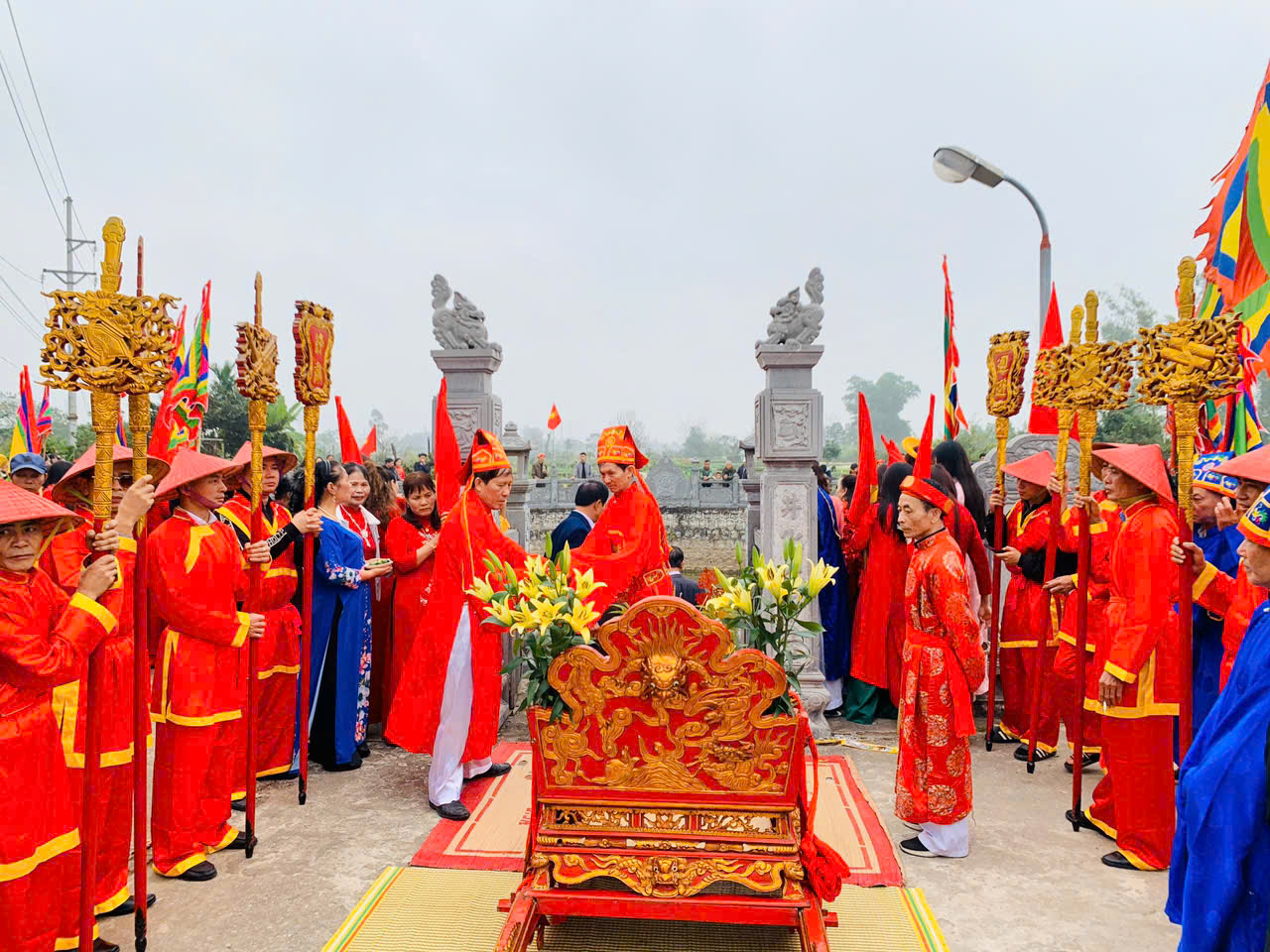 Nét đẹp nghi lễ rước nước tại Chùa Đậu- Ảnh 17.