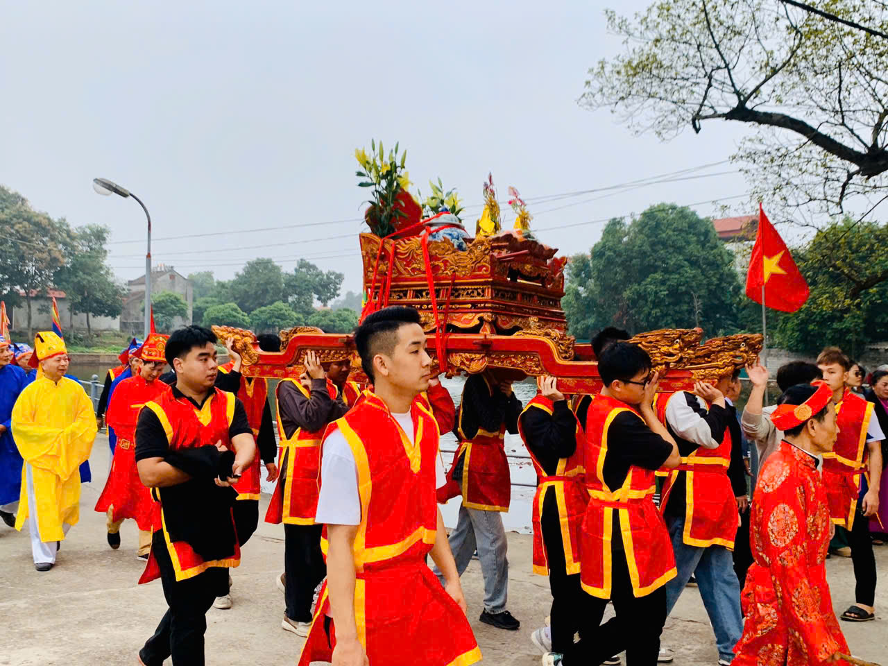 Nét đẹp nghi lễ rước nước tại Chùa Đậu- Ảnh 5.