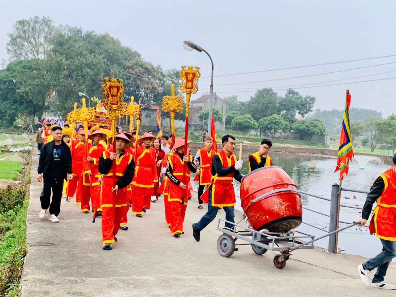 Nét đẹp nghi lễ rước nước tại Chùa Đậu- Ảnh 8.