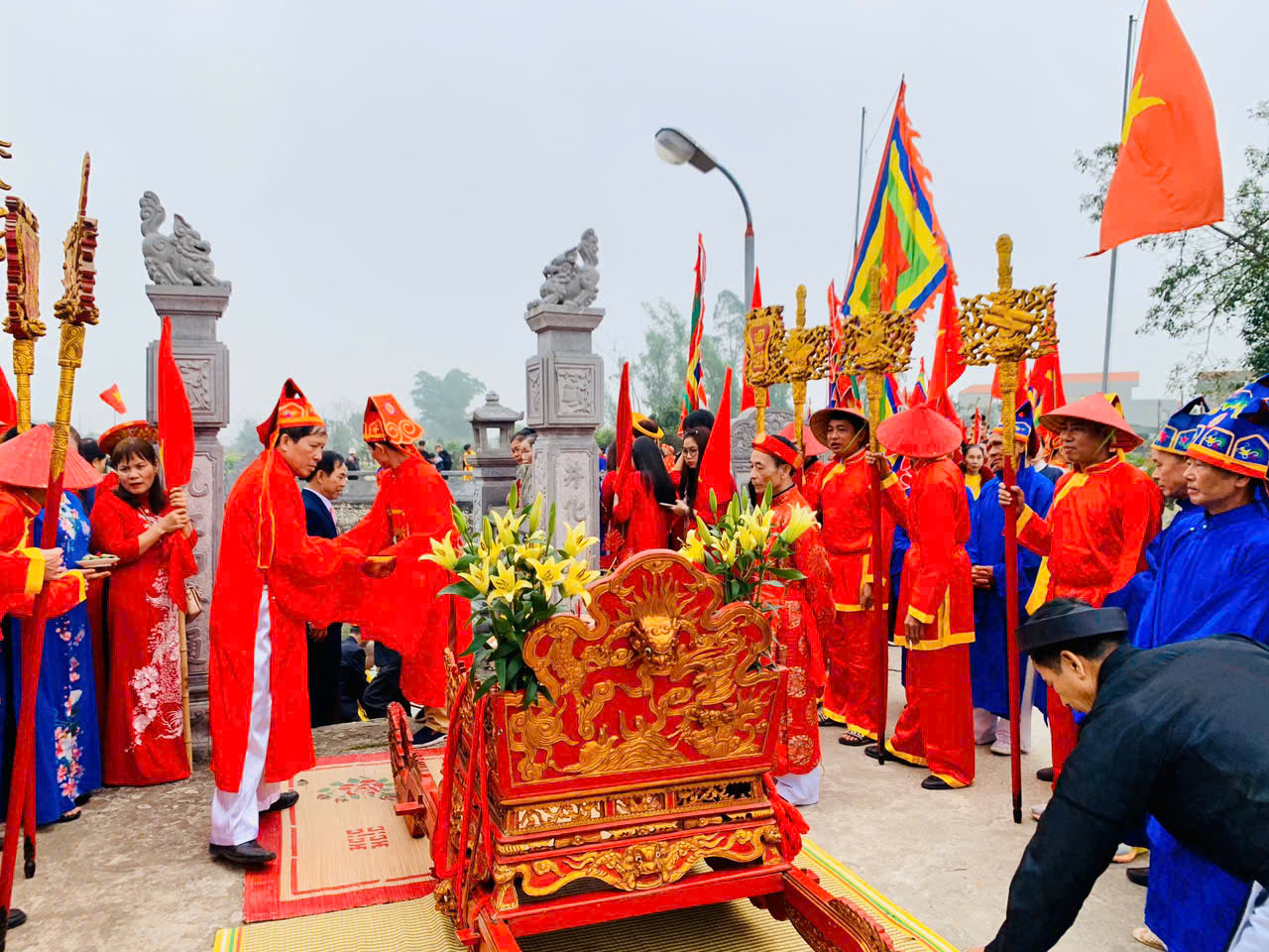 Nét đẹp nghi lễ rước nước tại Chùa Đậu- Ảnh 20.