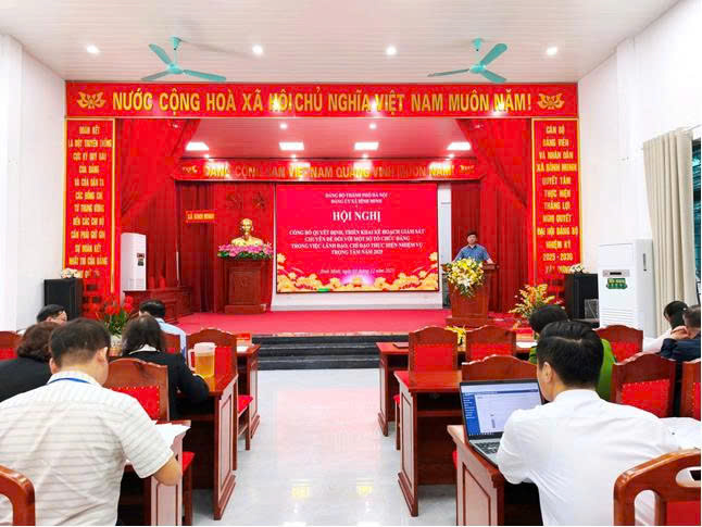 NÂNG CAO CHẤT LƯỢNG CÔNG TÁC KIỂM TRA, GIÁM SÁT GÓP PHẦN XÂY DỰNG ĐẢNG BỘ XÃ BÌNH MINH TRONG SẠCH, VỮNG MẠNH- Ảnh 2.