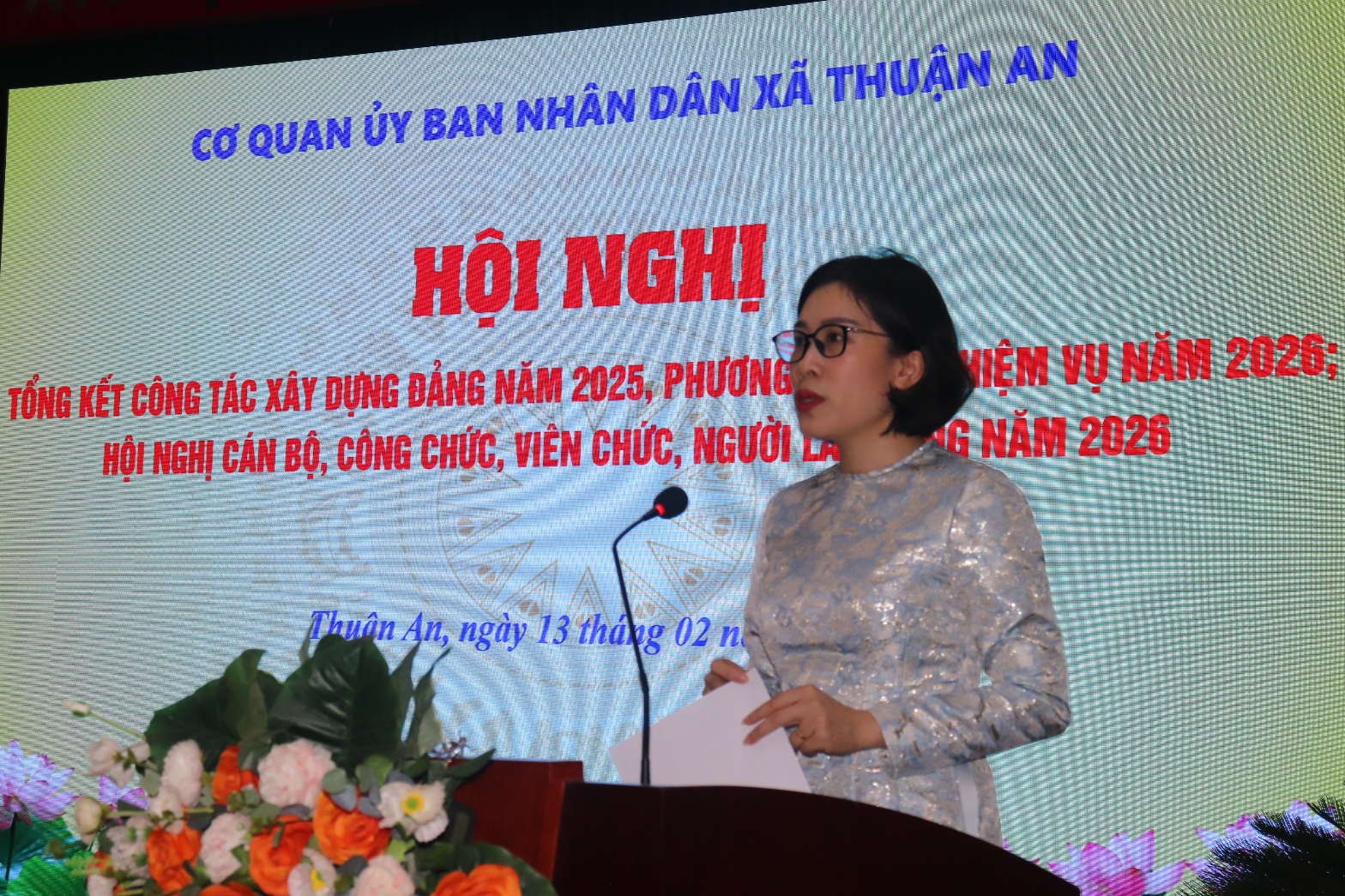 Hội nghị cán bộ, công chức, viên chức, người lao động cơ quan UBND xã năm 2026- Ảnh 2.