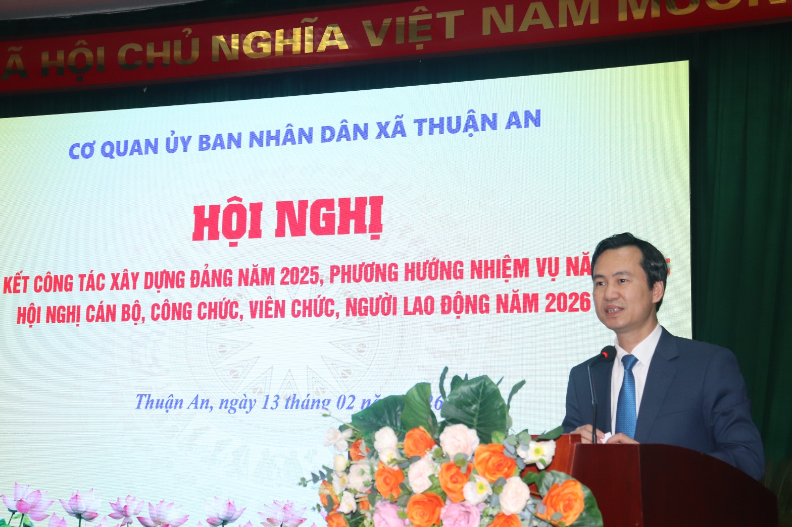 Hội nghị cán bộ, công chức, viên chức, người lao động cơ quan UBND xã năm 2026- Ảnh 3.