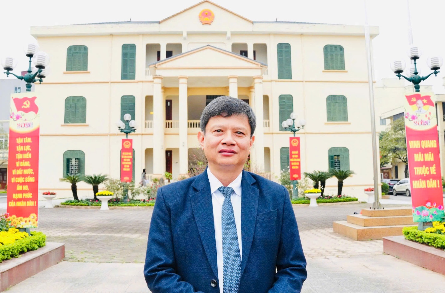 Chủ tịch UBND xã Nguyễn Huy Hoàng chúc Tết Nguyên đán Bính Ngọ 2026- Ảnh 1.