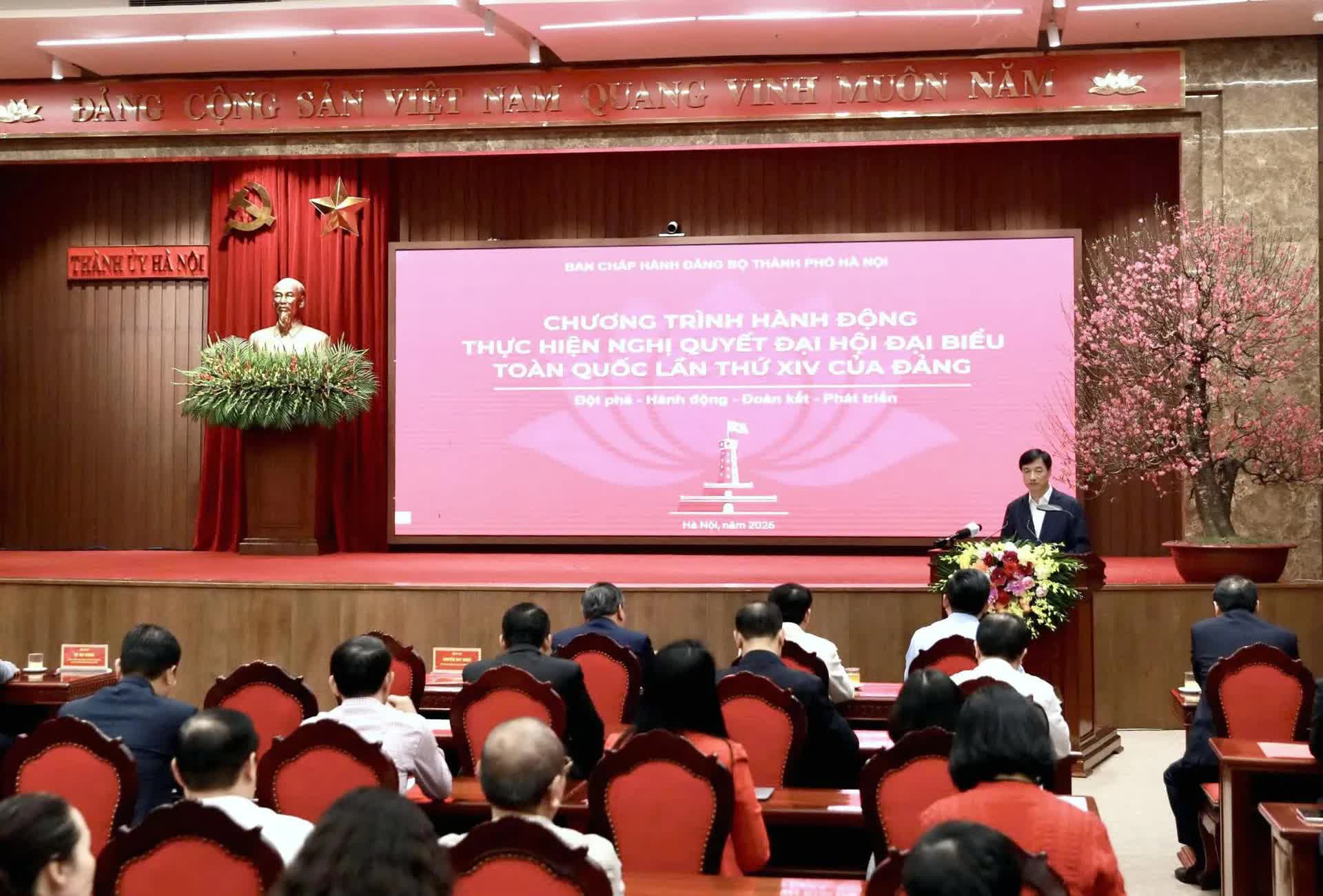 Hà Nội tiên phong đưa Nghị quyết XIV của Đảng vào cuộc sống- Ảnh 1.