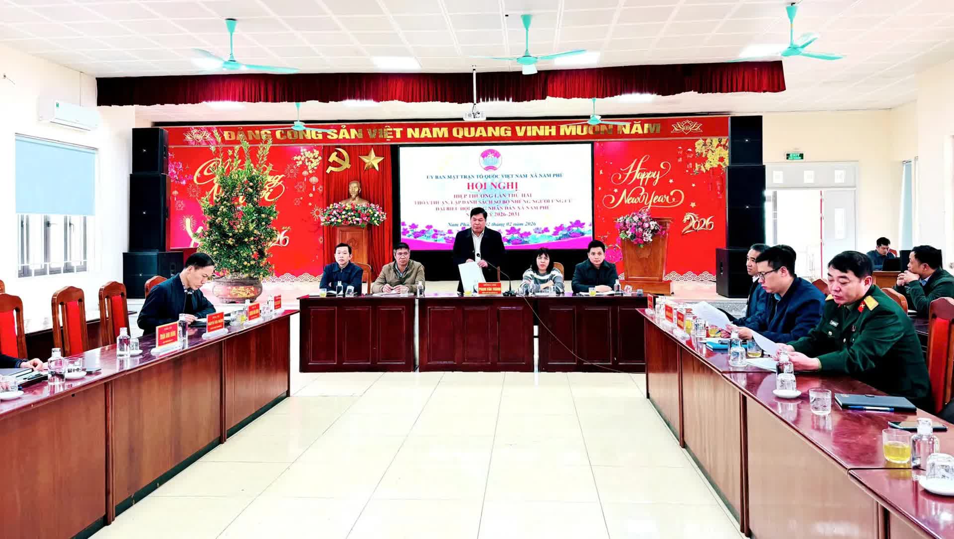 Nam Phù thống nhất danh sách 51 người ứng cử HĐND xã nhiệm kỳ 2026-2031- Ảnh 1.