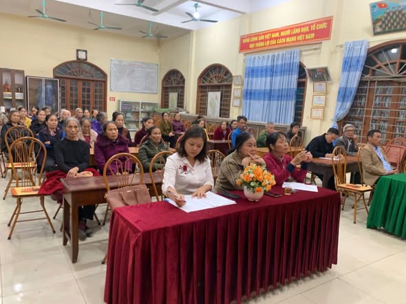 HỘI NGHỊ ĐẠI BIỂU NHÂN DÂN BÀN VIỆC XÂY DỰNG ĐỜI SỐNG VĂN HÓA Ở CƠ SỞ NĂM 2026 THÔN VĂN QUÁN- Ảnh 3.