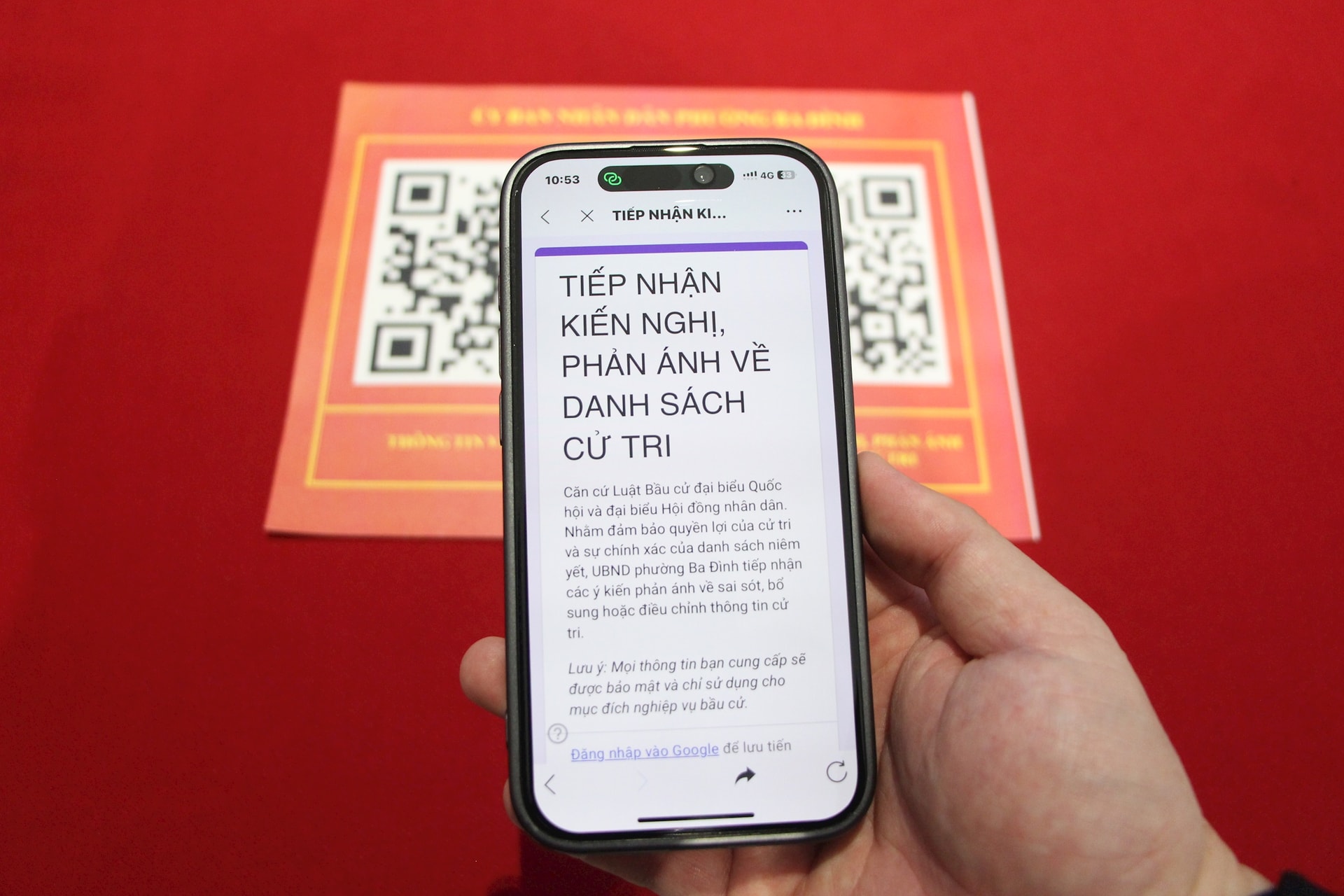 Phường Ba Đình ứng dụng chuyển đổi số trong công tác niêm yết danh sách cử tri- Ảnh 7.