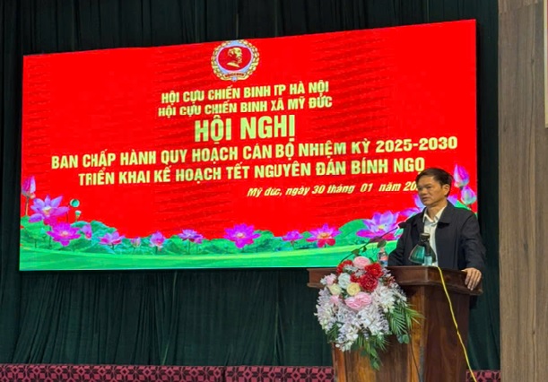 Hội Cựu chiến binh xã Mỹ Đức triển khai công tác quy hoạch cán bộ và nhiệm vụ phục vụ Tết Nguyên đán năm 2026- Ảnh 4.