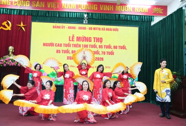 Hoài Đức tổ chức lễ mừng thọ, chúc thọ Người cao tuổi nhân dịp Tết nguyên đán Bính Ngọ 2026- Ảnh 10.