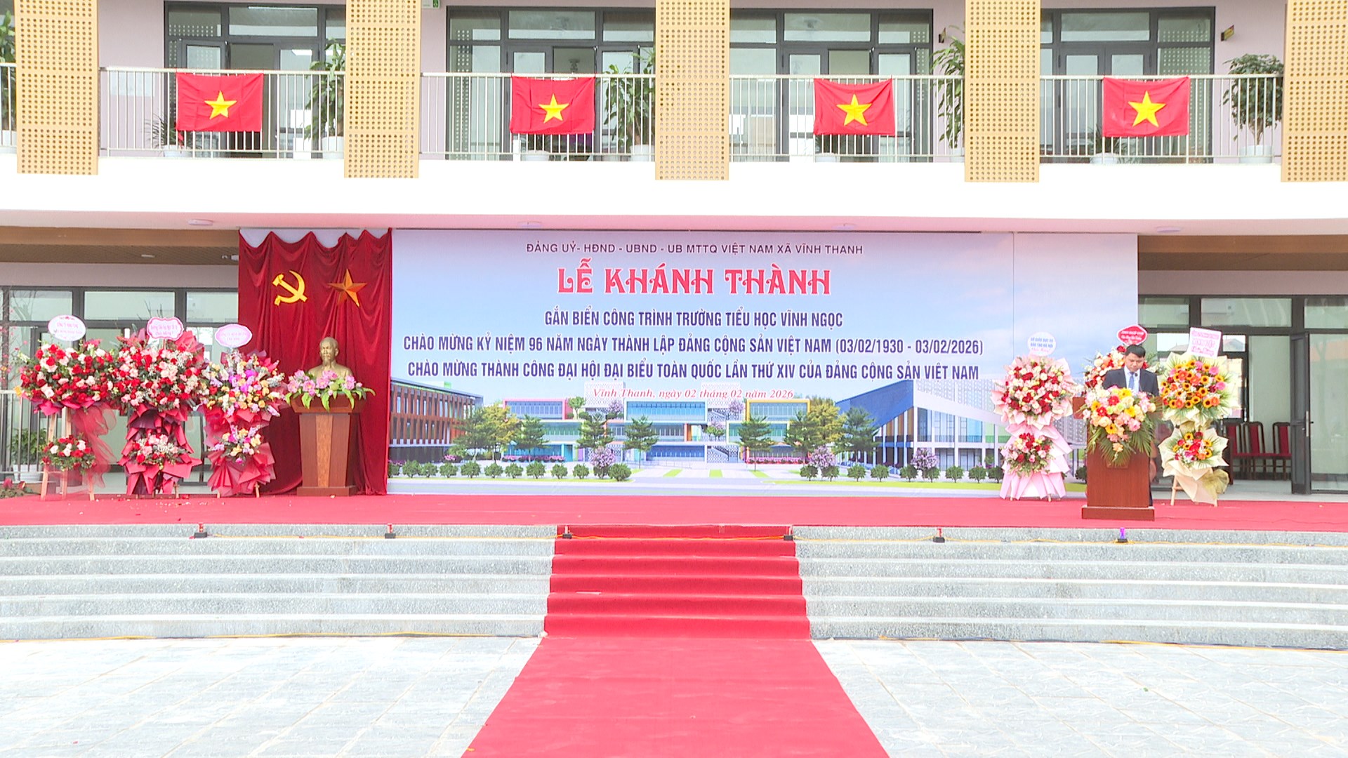 VĨNH THANH KHÁNH THÀNH, GẮN BIỂN CÔNG TRÌNH TRƯỜNG TIỂU HỌC VĨNH NGỌC – CÔNG TRÌNH CHÀO MỪNG THÀNH CÔNG ĐẠI HỘI ĐẠI BIỂU TOÀN QUỐC LẦN THỨ XIV CỦA ĐẢNG- Ảnh 2.