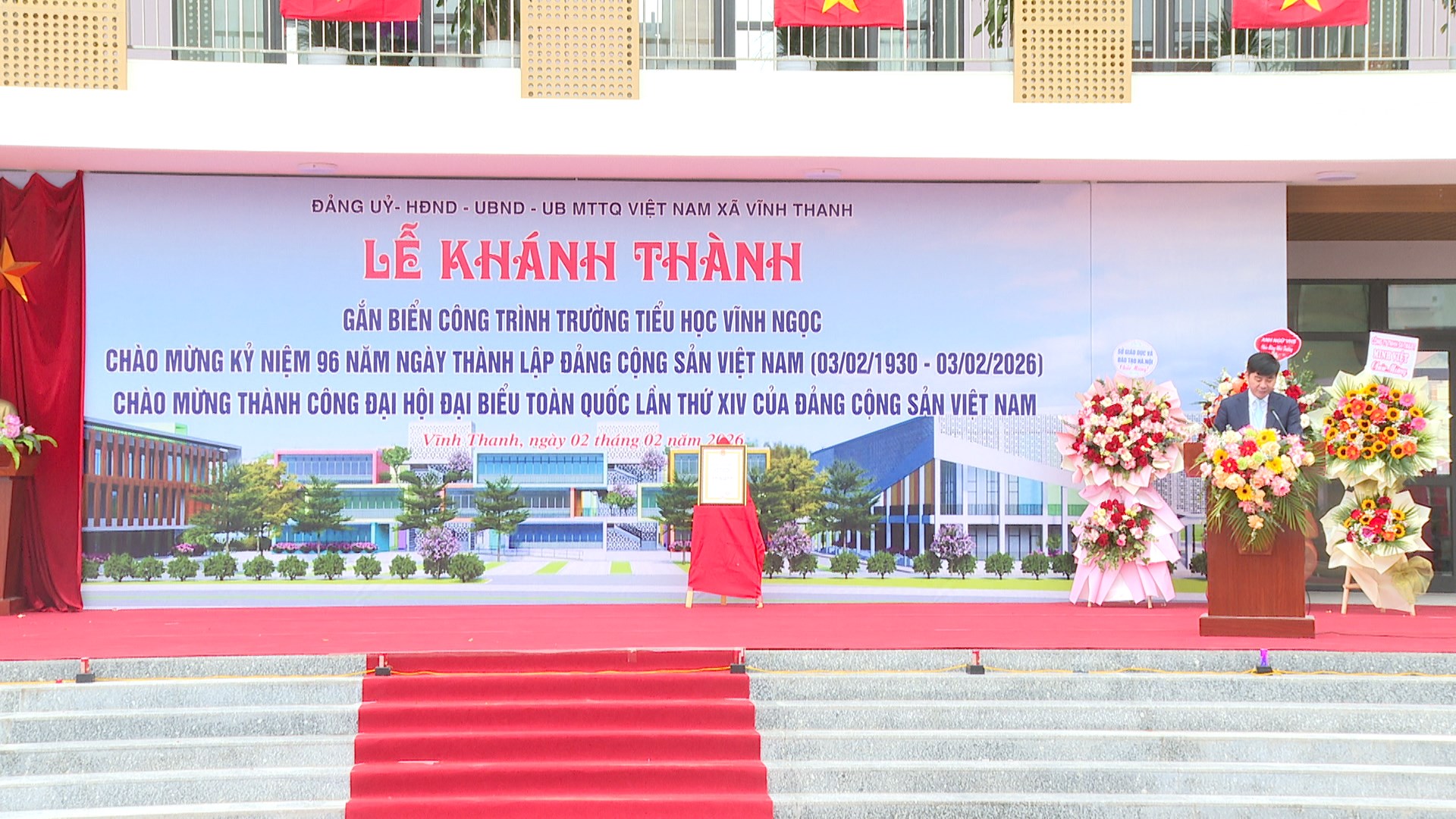 VĨNH THANH KHÁNH THÀNH, GẮN BIỂN CÔNG TRÌNH TRƯỜNG TIỂU HỌC VĨNH NGỌC – CÔNG TRÌNH CHÀO MỪNG THÀNH CÔNG ĐẠI HỘI ĐẠI BIỂU TOÀN QUỐC LẦN THỨ XIV CỦA ĐẢNG- Ảnh 7.