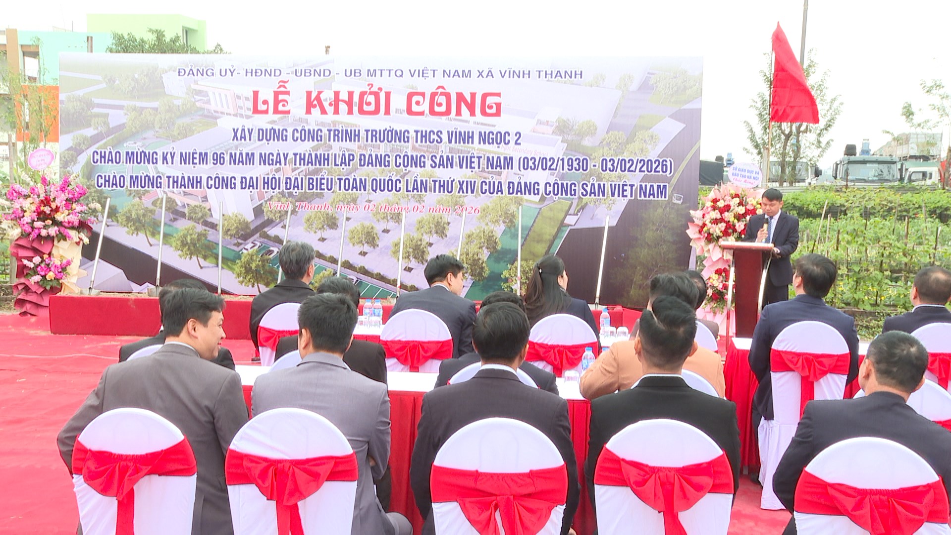 VĨNH THANH KHỞI CÔNG DỰ ÁN XÂY DỰNG TRƯỜNG THCS VĨNH NGỌC 2 TẠO ĐỘNG LỰC PHÁT TRIỂN GIÁO DỤC TRÊN ĐỊA BÀN- Ảnh 1.