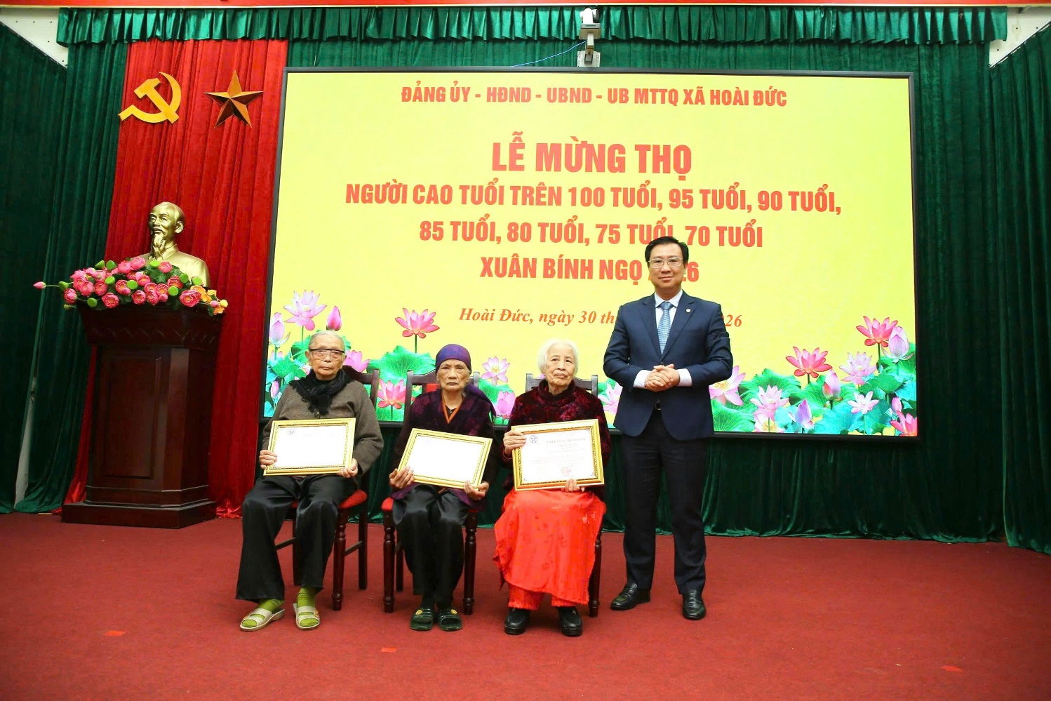 Hoài Đức tổ chức lễ mừng thọ, chúc thọ Người cao tuổi nhân dịp Tết nguyên đán Bính Ngọ 2026- Ảnh 11.