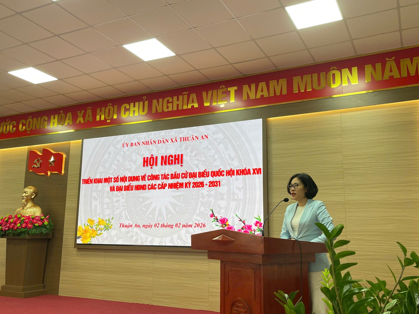 Hội nghị triển khai một số nội dung công tác bầu cử đại biểu Quốc hội khóa XVI và đại biểu HĐND các cấp nhiệm kỳ 2026- 2031- Ảnh 3.