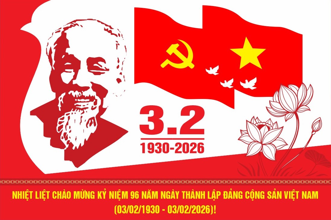 Kỷ niệm 96 năm ngày thành lập Đảng cộng sản Việt Nam (3/2/1930 - 3/2/2026) - Hồng Sơn đoàn kết, chung sức, đồng lòng phấn đấu hoàn thành thắng lợi Nghị quyết Đại hội Đảng các cấp và mục tiêu công tác năm 2026- Ảnh 1.