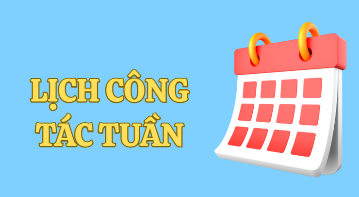 LỊCH CÔNG TÁC TUẦN CỦA LÃNH ĐẠO TRUNG TÂM (Từ ngày 26/01/2026 đến ngày 30/01/2026)- Ảnh 1.