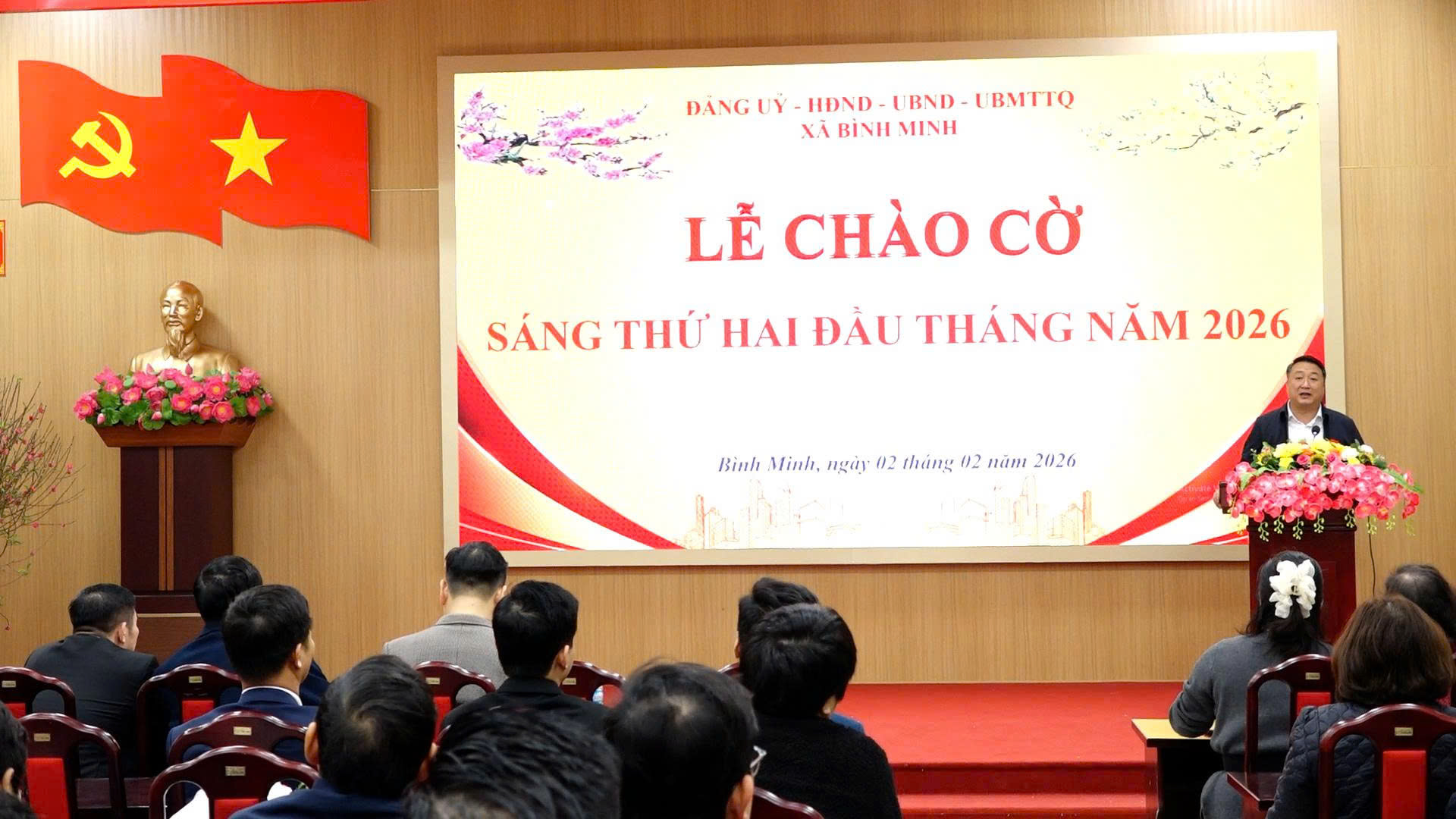 Xã Bình Minh tổ chức Lễ chào cờ và sinh hoạt chính trị tháng 2/ 2026- Ảnh 7.