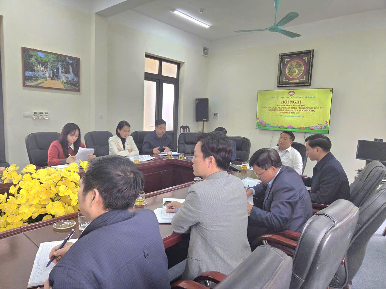 Ủy ban MTTQ Việt Nam xã Bình Minh tổ chức Hội nghị Hiệp thương lần thứ hai- Ảnh 2.